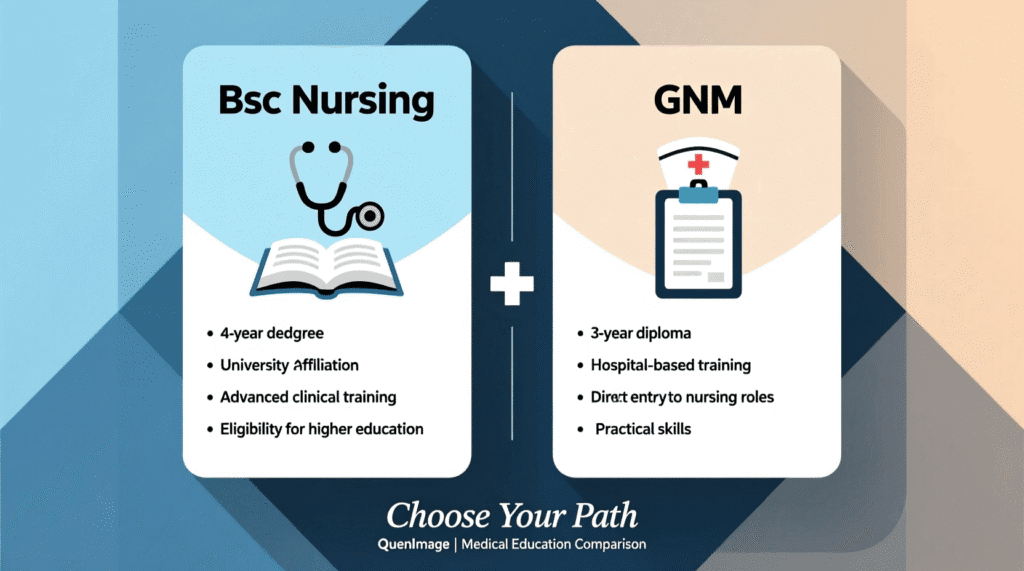 BSc Nursing vs GNM