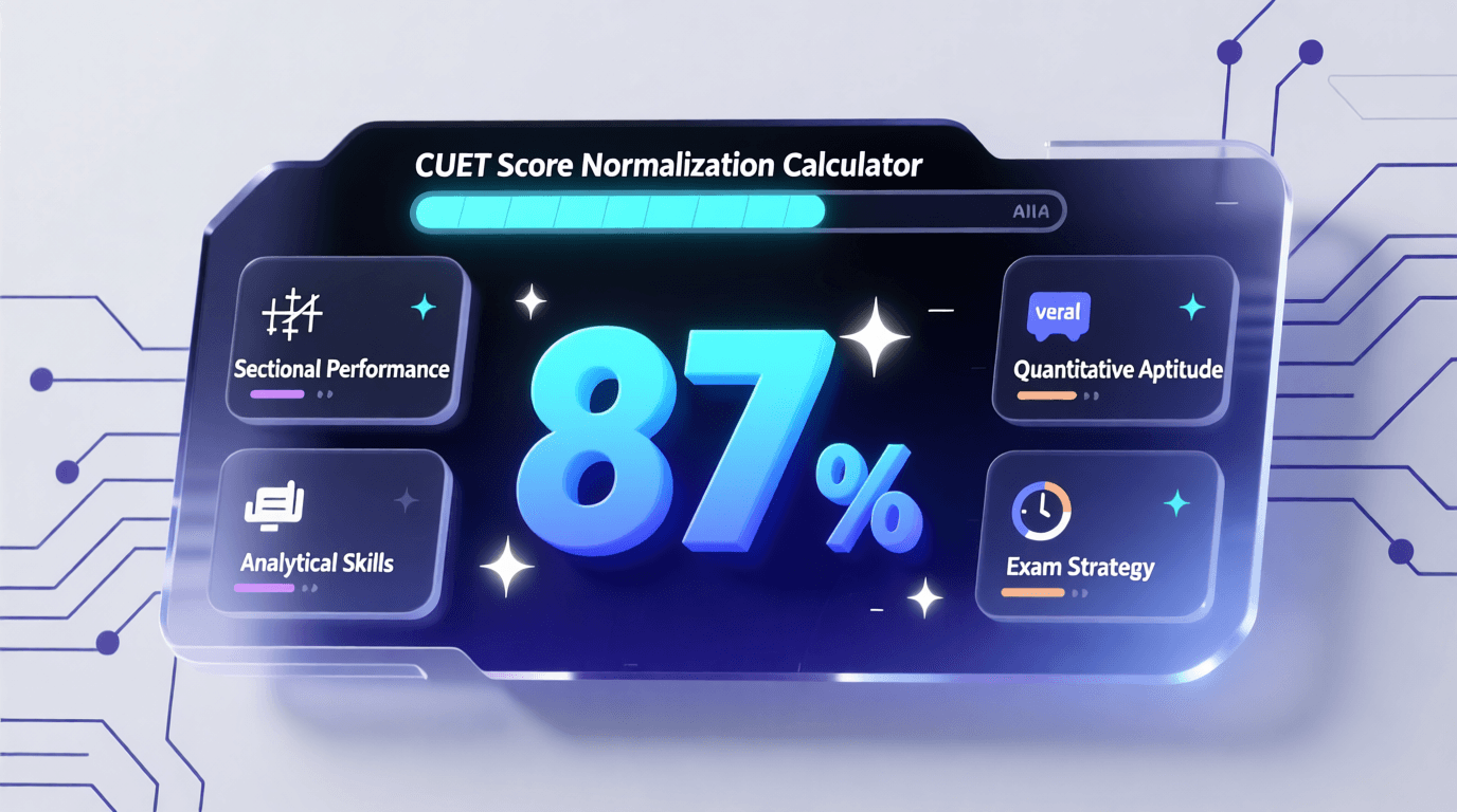 CUET Score Normalization Calculator