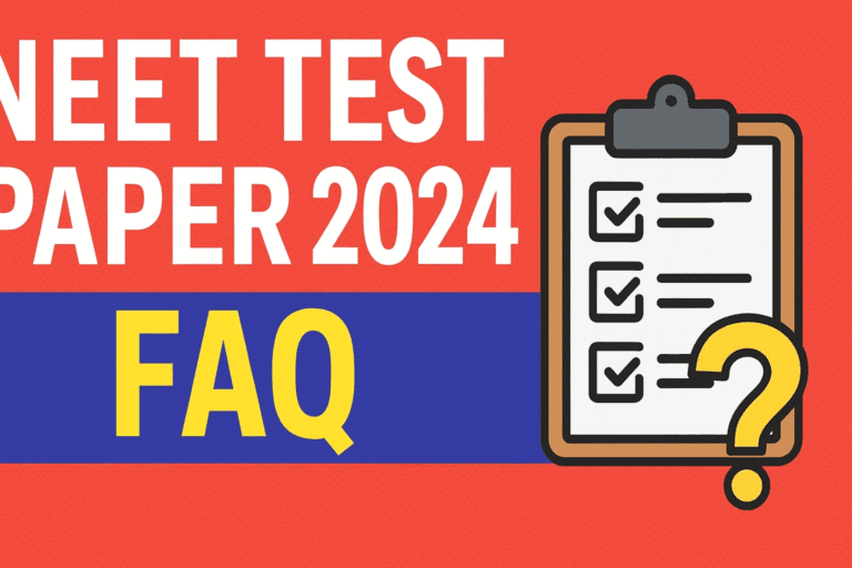 NEET Test Paper 2024