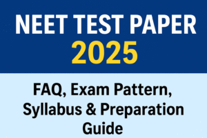 NEET Test Paper 2025