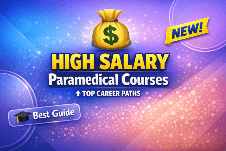 High salary paramedical courses guide
