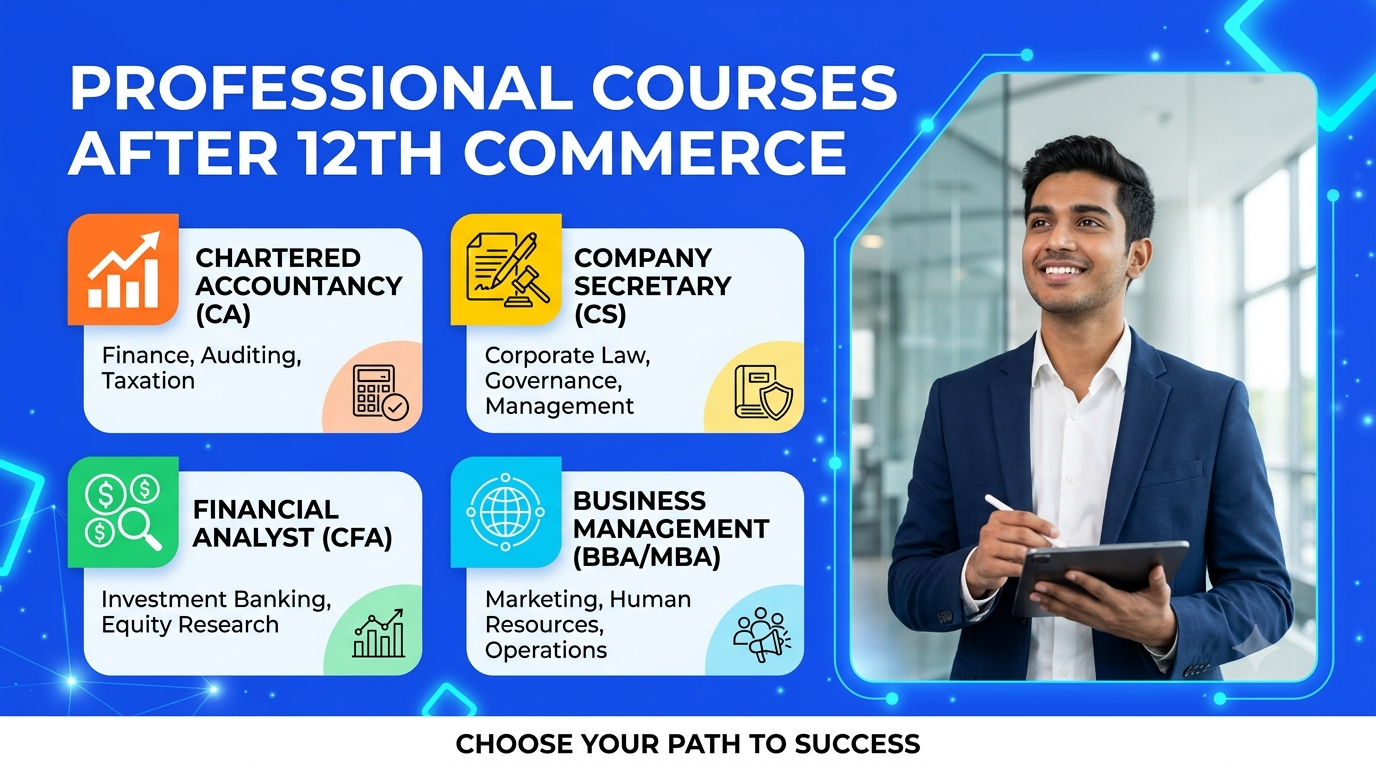Professional Courses After 12th Commerce