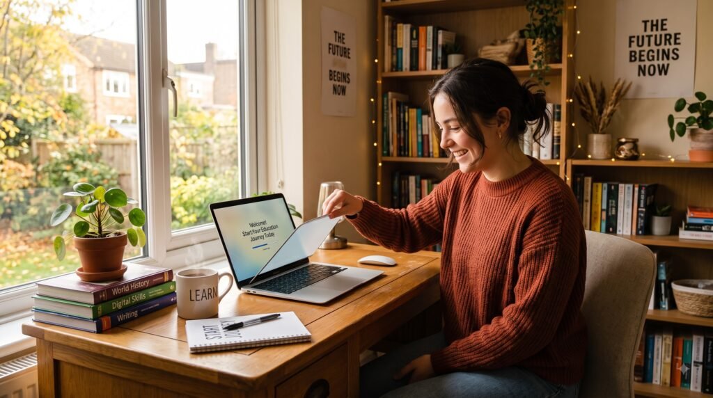 student online studying